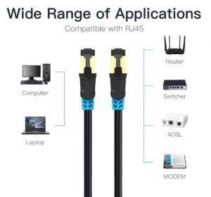Vention Patch Cable 2M (SSTP) CAT6 Shielded Network Cable [ VAP-A06-B200 ] - Image 3