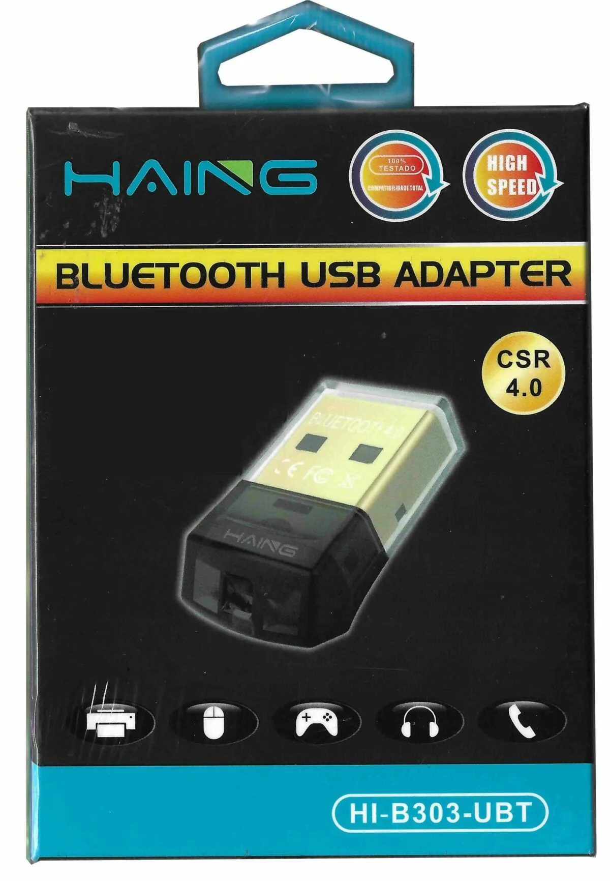 HAING Bluetooth USB Adapter V 4.0 [HI-B303-UBT] - Image 5
