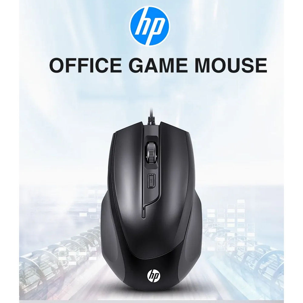 HP Gaming Mouse m150 { Black color // 1000-1600 ( Min/Max ) DPI // 1.5M Cable Length }[ 1QW50AA#UUF ]