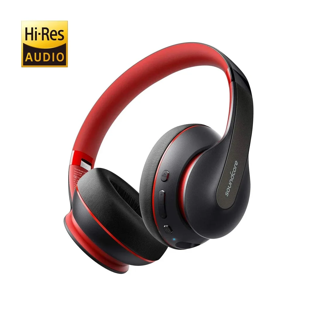 ANKER Soundcore Life Q10 Wireless Headphones Hi-Res Audio/Bluetooth 5.0/USB-C/AUX Mode/Black&Red {A3032H12} - Image 1