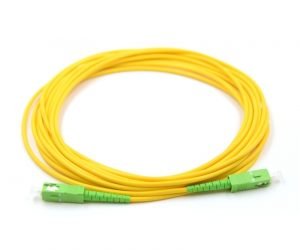 Fiber optic cable 15m (SC/APC to SC/APC) simplex singlemode