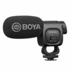Boya - Compact Shotgun Microphone { ntergrated shock mount // 1/4"-20 socket for use with Boom Pole } BY-BM3011
