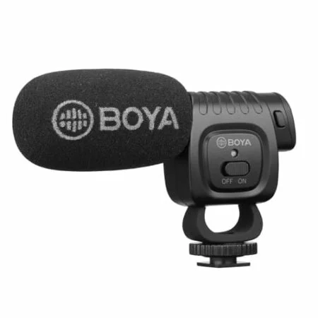 Boya - Compact Shotgun Microphone { ntergrated shock mount // 1/4"-20 socket for use with Boom Pole } BY-BM3011