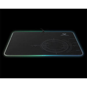 Meetion glowing LED Gaming Mouse Pad { Micro textured surface / Non Slip rubber base / Optimized for all sensitivity settings and sensors } MT P010