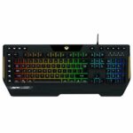 Meetion USB Gaming Keyboard { Full color backlight / separate macro recording buttons / comfortable palm / multimedia control buttons } MT - K9420