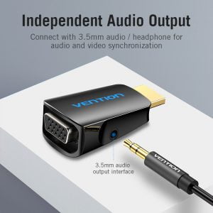 Vention HDMI Male to VGA Female Converter with 3.50mm Audio AIDB0 - Image 5