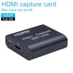 External Graphics Capture Card HDMI to USB 2.0 4K input FHD output (1080p/30fps) / Video Recorder Box For Live Streaming / HDMI Digital Converter / video capture with loop out - Image 3