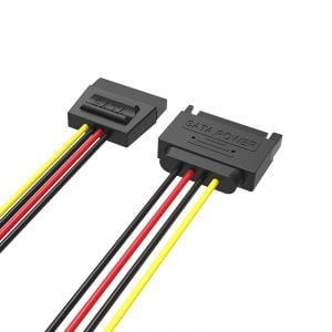 Vention SATA 15P Power Extension Cable 0.3M Black - KDABY - Image 3