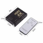 HDMI Switch 3 Port Input to 1 Port Output With Remote [iFSWR-302]