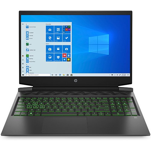 HP - Pavilion Gaming Laptop 16-a0051wm { Core i5-10300H // 8GB DDR4-2933 // GTX 1650 4GB - GDDR6 // 256 GB NVMe M.2 SSD // 16.1" FHD // Windows 10 Home 64 // acid green backlit } [ 232C6UA ]