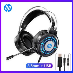 HP H120 Dual Jack Channel Wired Gaming Headset for PC
