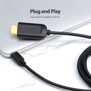 Vention Type-C to HDMI Cable 1.5M Black - CGUBG - Image 3