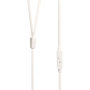 JBL TUNE 110 Wired IN-EAR HEADPHONES WITH MIC (WHITE)