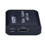 External Graphics Capture Card HDMI to USB 2.0 4K input FHD output (1080p/30fps) / Video Recorder Box For Live Streaming / HDMI Digital Converter / video capture with loop out - Image 2