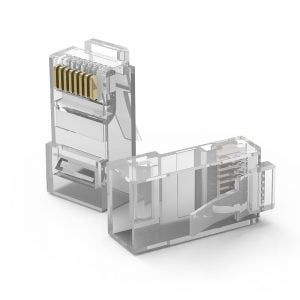 VENTION RJ45 Cat.6 UTP Modular Plug Transparent 100 Pack - IDDR0-100 - Image 2