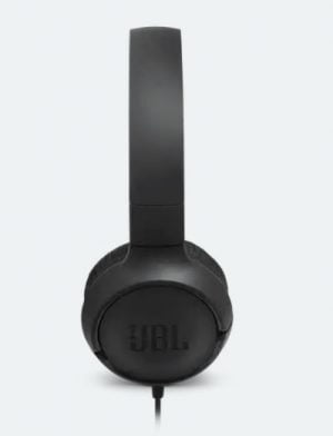 JBL Tune500 Black Wired On-Ear Headphones (JBLT500BLKAM) - Image 3