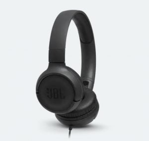 JBL Tune500 Black Wired On-Ear Headphones (JBLT500BLKAM) - Image 5