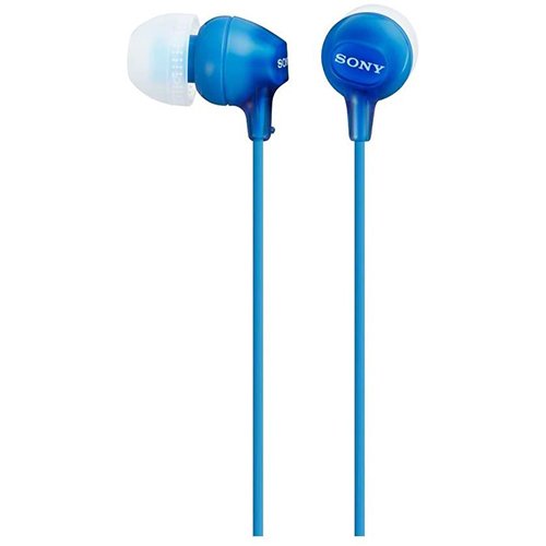 SONY In-Ear Headphones with Mic 3.5mm Jack / Blue (MDREX15AP L)