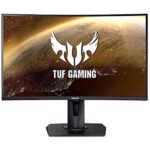 ASUS TUF VG24VQ 24" FHD 144Hz FreeSync Curved Gaming 1920 x 1080 Full HD Resolution , 1ms MPRT Response Time , 144Hz Refresh Rate , 2 x HDMI (1.4), DisplayPort (1.2) - [VG24VQ]