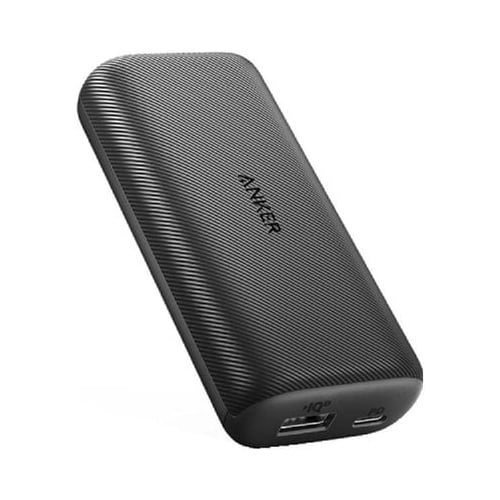 Anker PoewrCore 10000 Power bank Dual USB Output + USB Type-C to USB Type-C Cable PD+PIQ2.0 18W (Dark Grey) {A1236HZ1}