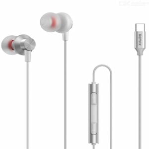 REMAX RM-560 Type-C In-Ear Stereo Metal Music Earphone with Wire Control + MIC - RM-560 - Image 2