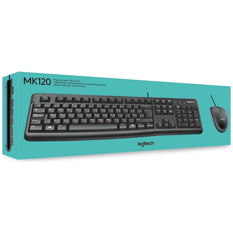 Logitech Wired Keyboard MK120 - Amman Jordan - Pccircle