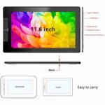 VEIKK Graphic Drawing Monitor Tablet VK1200 11.6" HD (1920 x 1080) Digital Pen Tablet with Battery-Free Passive Stylus