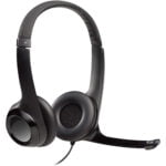 Logitech USB Headset with Noise Cancelling Mic IN-LINE CONTROLS (H390) / Black