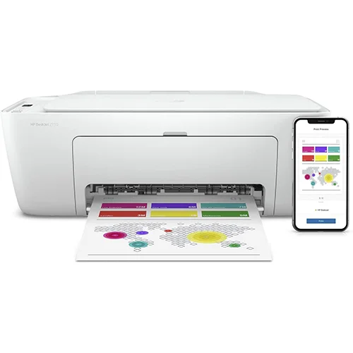 HP DeskJet 2710 All in One Printer with wireless { Print // Copy // Scan } [ 5AR83B ]