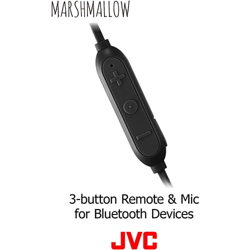 JVC Marshmallow Wireless Bluetooth Headphone { In-Ear / Black color / 5 hours Battery Life ( approx ) } HA - FX29BT - B