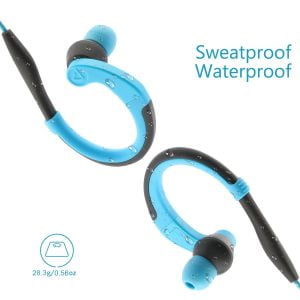 Pisen Sports Headphones, Ear-hook Headset Waterproof Single Jack AUX 3.5mm (R100) - Image 3