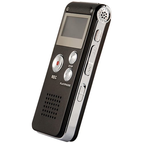 Digital Audio Voice Recorder Steel Dictaphone MP3 Player Perfect for Recording Interviews and Meetings, Students Learning - [GH-609]