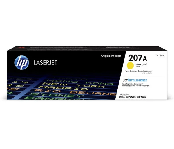 HP 207A Yellow Original LaserJet Toner Cartridge [W2212A]