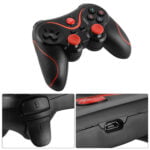 Bluetooth Gamepad with Phone Holder Support for (Android // iOS // Tablet // PC) [ X3 ]