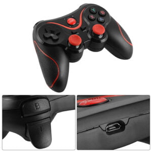 Bluetooth Gamepad with Phone Holder Support for (Android // iOS // Tablet // PC) [ X3 ]