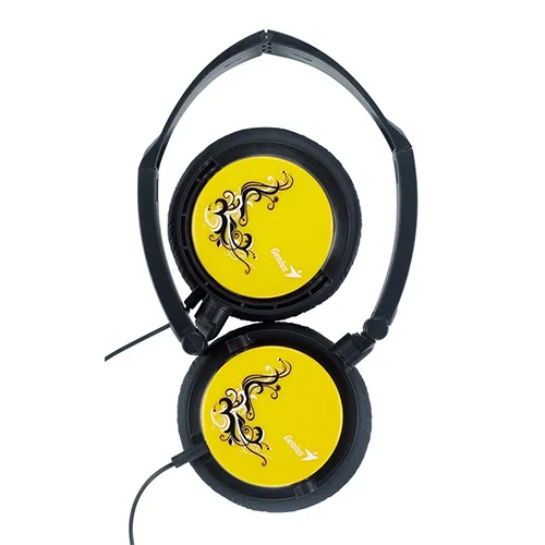 Genius Headsets Yellow color HS - 410F - Amman Jordan - Pccircle