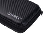 ORICO 2.5inch Hard Disk Box Protection Bag Waterproof and Shockproof Package,Multi-Function Digital Accessories Data Cable Charging Treasure Storage Bag-Black - [PHM-25-BK-EP]