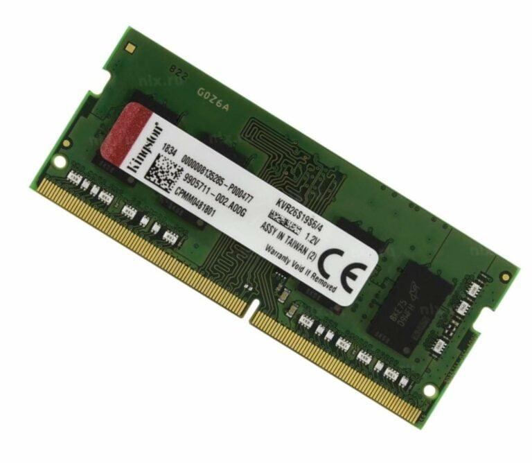 KINGSTON 4GB / 2666 MHz DDR4 PC4-CL19 260-Pin SODIMM Notebook RAM ...