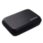 ORICO 2.5inch Hard Disk Box Protection Bag Waterproof and Shockproof Package,Multi-Function Digital Accessories Data Cable Charging Treasure Storage Bag-Black - [PHM-25-BK-EP]