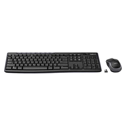 Logitech Wireless Combo MK270 Mouse and Keyboard (Black) [920-004519]