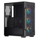 CORSAIR iCUE 220T RGB Airflow Tempered Glass Mid-Tower Black CC-9011173-WW