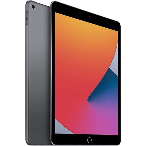 Apple iPad 8th Generation (10.2-inch // Storage: 128GB // A12 Bionic chip // Wi-Fi // iPadOS 14 // Space Gray) - [MYLD2LL/A]