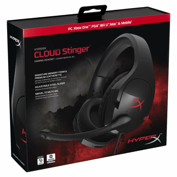 Kingston HyperX Cloud Stinger Gaming Headset for (PC // Xbox One // PS4 // Wii U) [ HX-HSCS-BK/EM ]