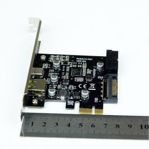 PCI to USB 3.1 Type-C and Quick Charging Port,PCI Express Card with 15-Pin SATA Power Connector and 19-Pin Connector Superspeed 5 Gbps for Windows 7/8/8.1/10 & 32-64Bit LINUX - Image 5