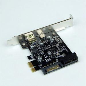 PCI to USB 3.1 Type-C and Quick Charging Port,PCI Express Card with 15-Pin SATA Power Connector and 19-Pin Connector Superspeed 5 Gbps for Windows 7/8/8.1/10 & 32-64Bit LINUX - Image 7