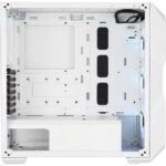 Cooler Master MasterBox TD500 Mesh White Airflow ATX Mid-Tower w/E-ATX Support, Polygonal Mesh Front Panel, Crystalline Tempered Glass & 3 ARGB Fans w/Controller(White) - D500D-WGNN-S01