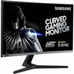 Samsung 27-Inch CRG5 240Hz Curved Gaming Monitor – Computer Monitor, 1920 x 1080p Resolution, 4ms Response Time, G-Sync Compatible, HDMI,Black - (LC27RG50FQNXZA)