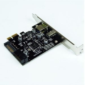 PCI to USB 3.1 Type-C and Quick Charging Port,PCI Express Card with 15-Pin SATA Power Connector and 19-Pin Connector Superspeed 5 Gbps for Windows 7/8/8.1/10 & 32-64Bit LINUX - Image 6