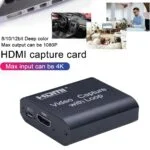 External Graphics Capture Card HDMI to USB 2.0 4K input FHD output (1080p/30fps) / Video Recorder Box For Live Streaming / HDMI Digital Converter / video capture with loop out - Image 4