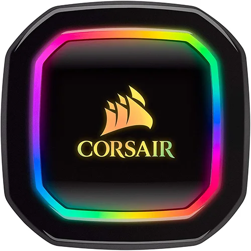 CORSAIR iCUE H100i RGB PRO XT Liquid CPU Cooler Fan Control with Software - CW-9060043-WW